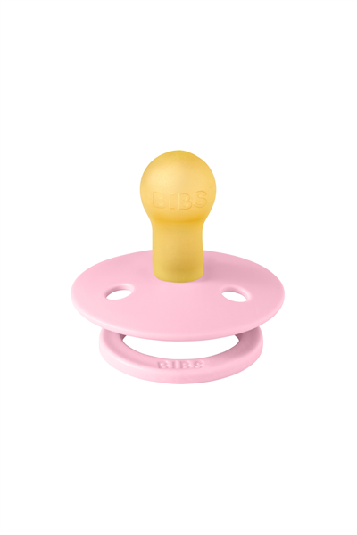Bibs - Tek Renk / Latex Emzik BabyPink