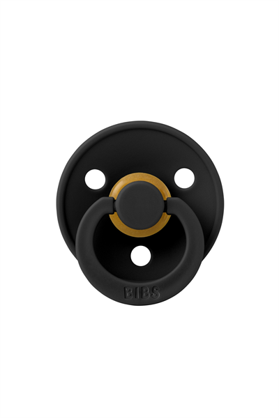 Bibs - Tek Renk / Latex Emzik Black