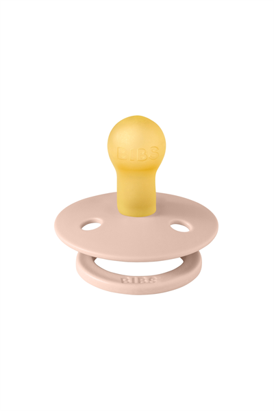 Bibs - Tek Renk / Latex Emzik Blush