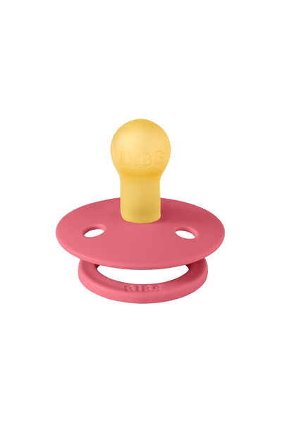 Bibs - Tek Renk / Latex Emzik Coral