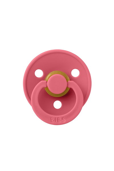 Bibs - Tek Renk / Latex Emzik Coral
