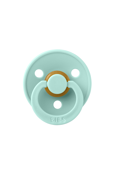 Bibs - Tek Renk / Latex Emzik Mint