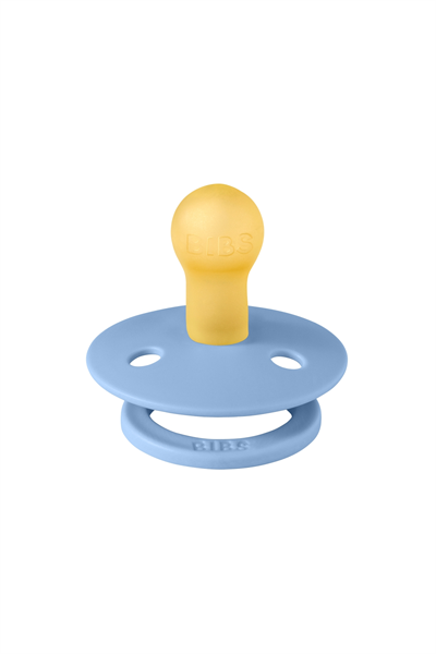 Bibs - Tek Renk / Latex Emzik Sky blue