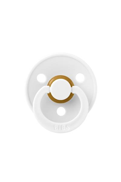 Bibs - Tek Renk / Latex Emzik White