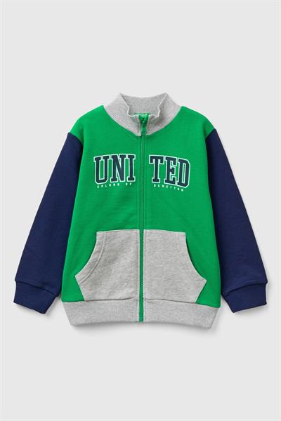 BENETTON-BB SWEATSHIRT YEŞİL