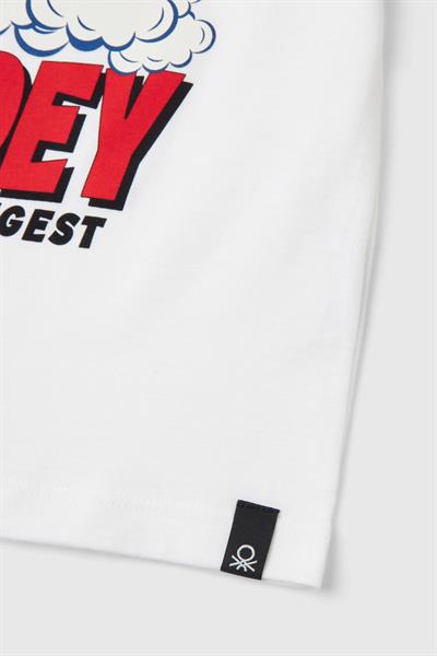 BENETTON-BB UZUN TSHIRT BEYAZ