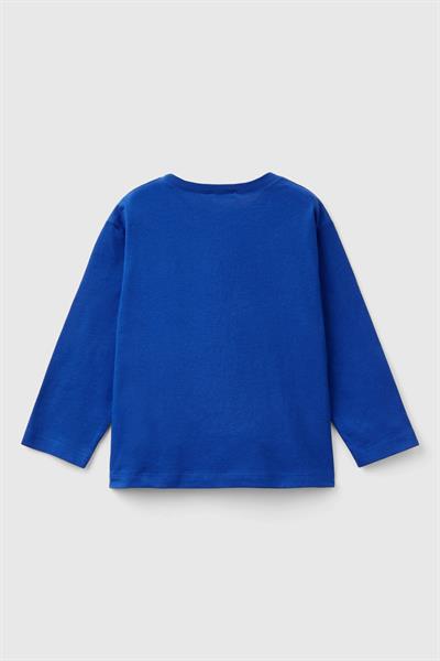 BENETTON-BB UZUN TSHIRT MAVİ
