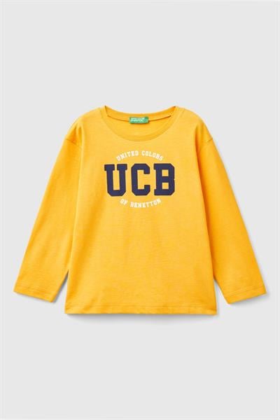 BENETTON-BB UZUN TSHIRT SARI