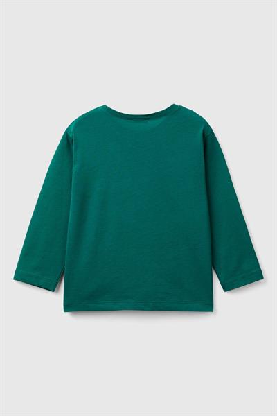 BENETTON-BB UZUN TSHIRT YEŞİL