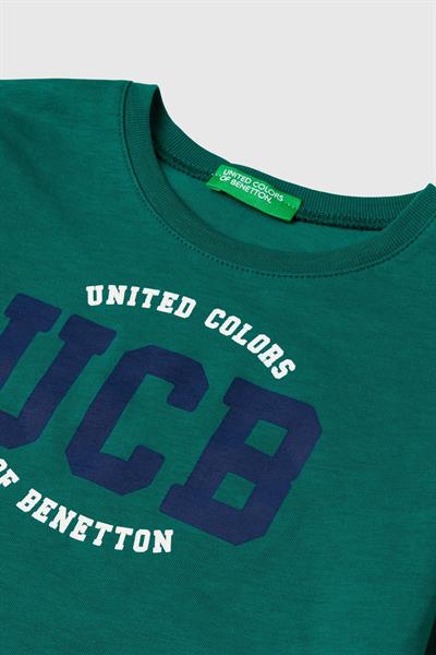 BENETTON-BB UZUN TSHIRT YEŞİL