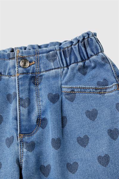 BENETTON-BG KALPLİ DENİM PANTOLON MAVİ