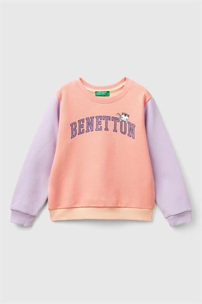 BENETTON- BG SWEATSHIRT lila mix