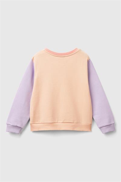 BENETTON- BG SWEATSHIRT lila mix