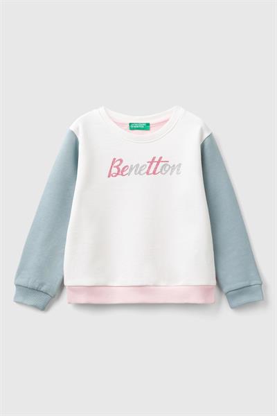 BENETTON-BG SWEATSHIRT PEMBE