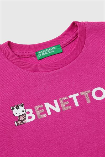 BENETTON-BG UZUN TSHIRT MOR