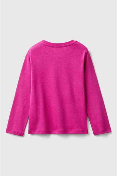 BENETTON-BG UZUN TSHIRT MOR