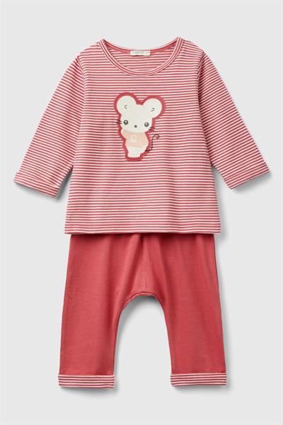 BENETTON-NB SET PEMBE