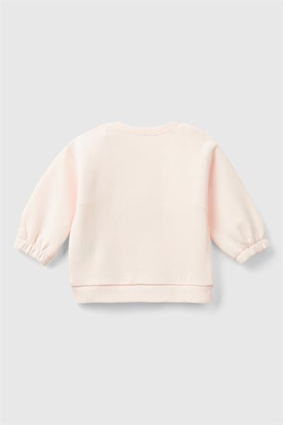 BENETTON-NB SWEATSHIRT PEMBE