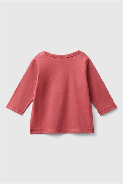 BENETTON-NB UZUN TSHİRT KIRMIZI