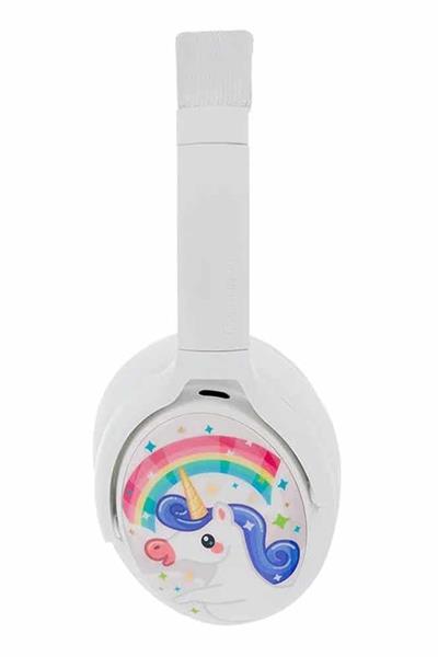 Buddyphones Cosmos Plus - Çocuklar İçin Kulak Üstü Kulaklık -Bluetooth - Beyaz Çok Renkli