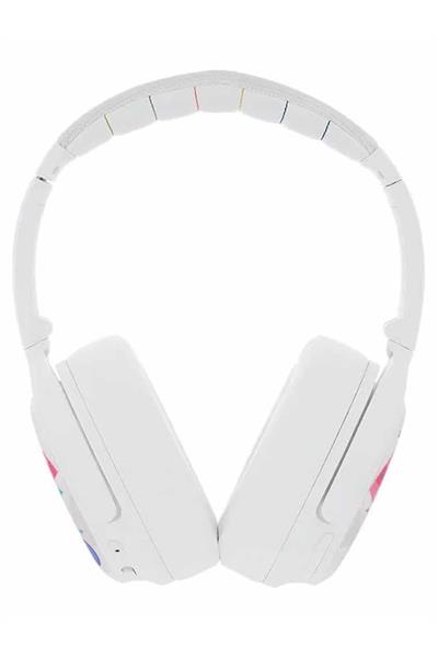 Buddyphones Cosmos Plus - Çocuklar İçin Kulak Üstü Kulaklık -Bluetooth - Beyaz Çok Renkli