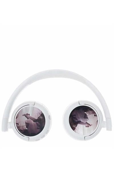 Buddyphones POPFun - Çocuklar İçin Kulak Üstü Kulaklık - Bluetooth - Beyaz Çok Renkli