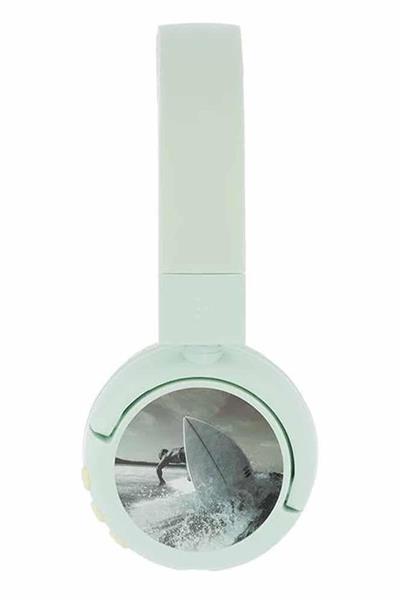 Buddyphones POPFun - Çocuklar İçin Kulak Üstü Kulaklık - Bluetooth - Yeşil Çok Renkli