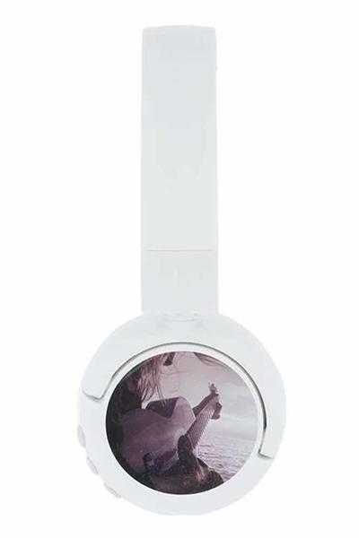 Buddyphones POPFun - Çocuklar İçin Kulak Üstü Kulaklık - Bluetooth - Beyaz Çok Renkli