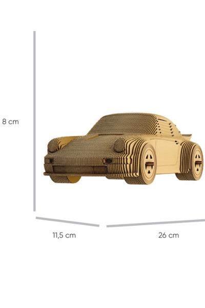 Cartonic 3D Puzzle - PORSCHE 911 Çok Renkli