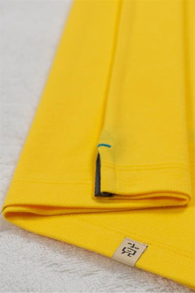 Beetlebeez / Chess the Yellow Frog Kısa Kollu Çocuk Polo Yaka T-shirt Sarı