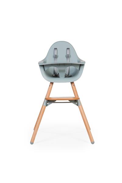 Child Home / Evolu 2 Mama Sandalyesi Mint + Ön tepsi ( Silikon Mavi