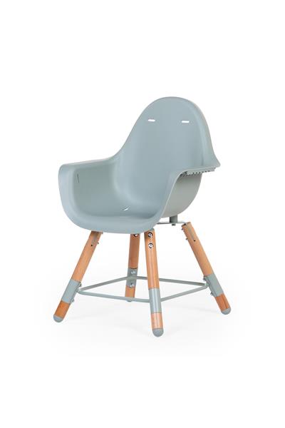 Child Home / Evolu 2 Mama Sandalyesi Mint + Ön tepsi ( Silikon Mavi