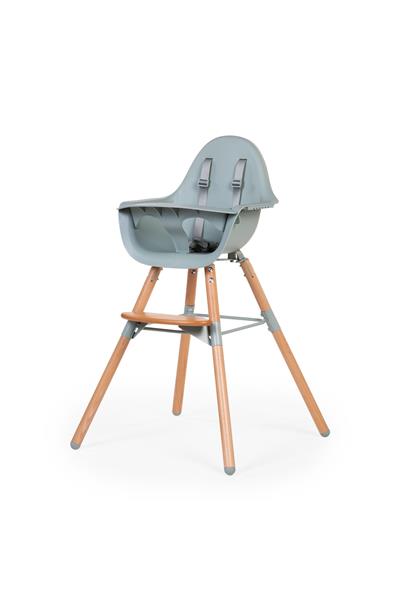Child Home / Evolu 2 Mama Sandalyesi Mint + Ön tepsi ( Silikon Mavi