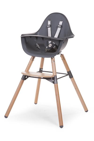 Child Home / Evolu 2 Mama Sandalyesi, Naturel / AntrasitTepsi Gri