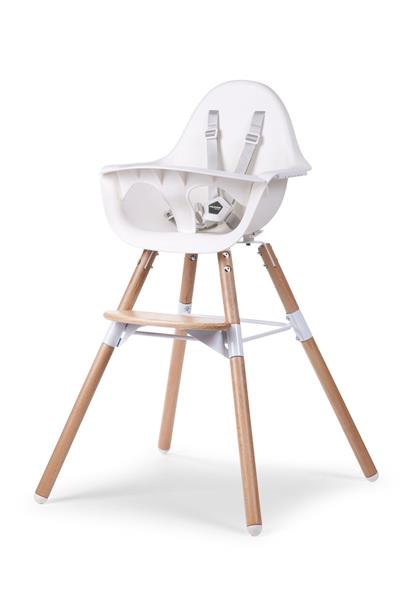Child Home / EVOLU 2 MAMA SANDALYESİ,  NATUREL TEPSİ Beyaz