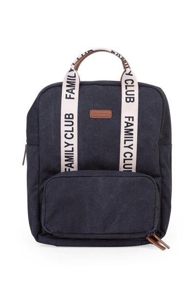 Child Home / Family Club Bag Sırt Çantası Kanvas Siyah