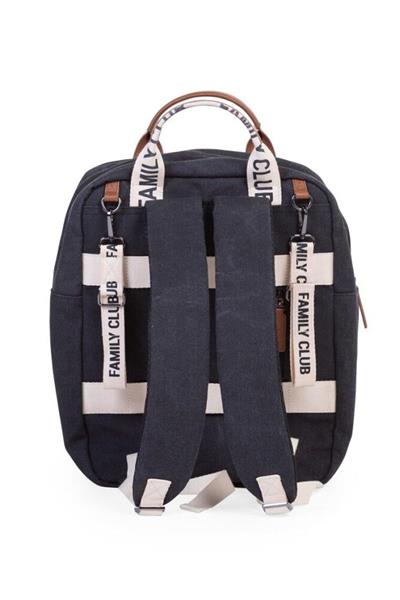 Child Home / Family Club Bag Sırt Çantası Kanvas Siyah