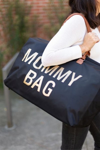 Child Home / Mommy Bag, Anne Bebek Bakım Çantası SiyahGold