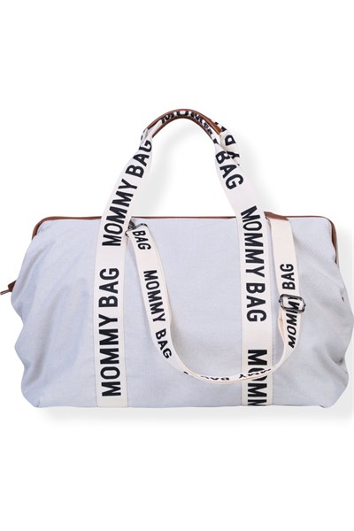 Child Home / Mommy Bag Çanta, Signature Kanvas Krem