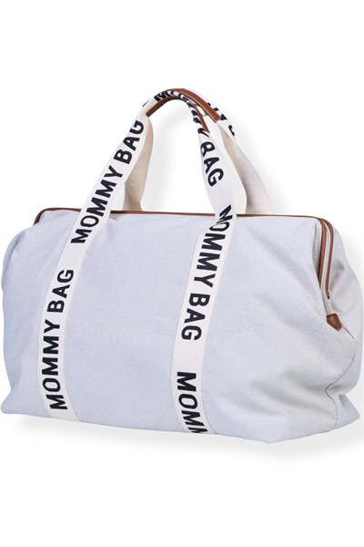 Child Home / Mommy Bag Çanta, Signature Kanvas Krem
