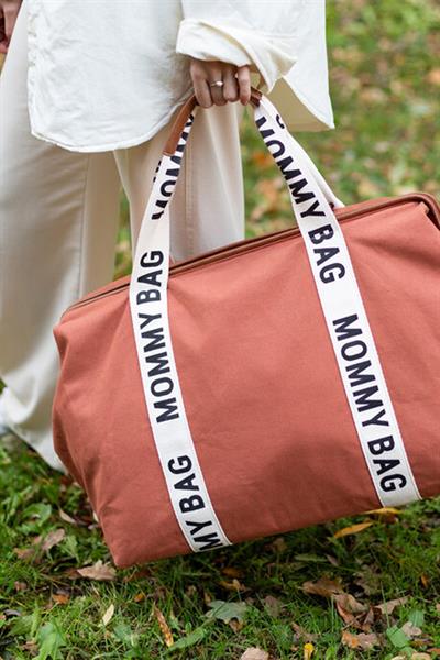 Child Home / Mommy Bag Çanta, Signature Kanvas Kiremit