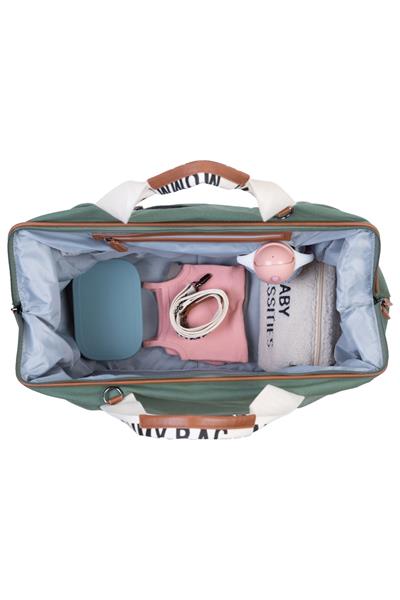 Child Home / Mommy Bag Çanta, Signature Kanvas Yeşil
