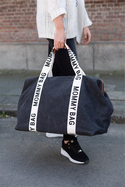 Child Home / Mommy Bag Çanta, Signature Kanvas Siyah