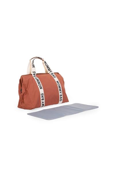 Child Home / Mommy Bag Çanta, Signature Kanvas Kiremit