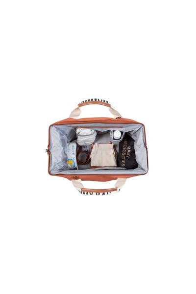 Child Home / Mommy Bag Çanta, Signature Kanvas Kiremit