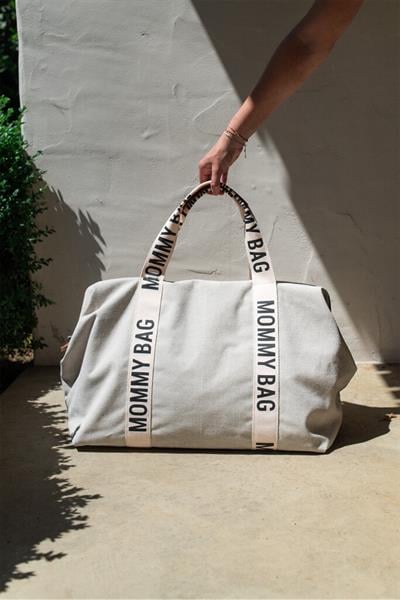 Child Home / Mommy Bag Çanta, Signature Kanvas Krem