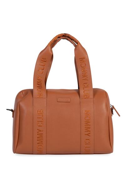 Childhome  / Mommy  Club Bag, Vegan Deri kahve Taba