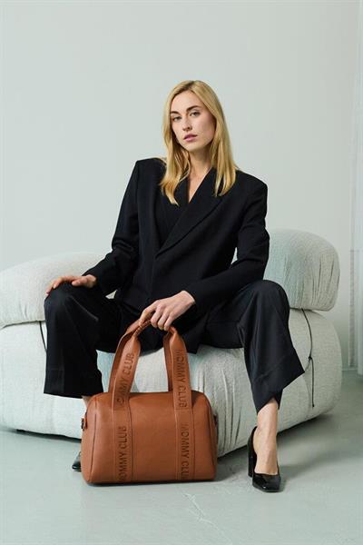 Childhome  / Mommy  Club Bag, Vegan Deri kahve Taba