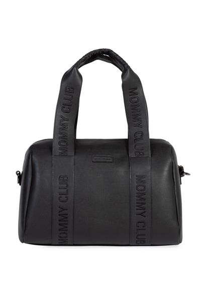Childhome  / Mommy  Club Bag, Vegan Deri Siyah Siyah