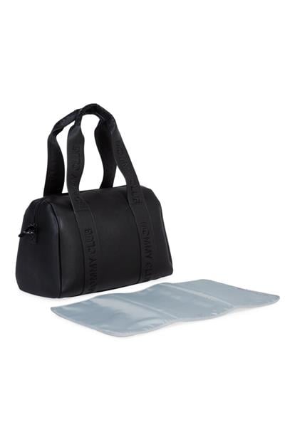 Childhome  / Mommy  Club Bag, Vegan Deri Siyah Siyah